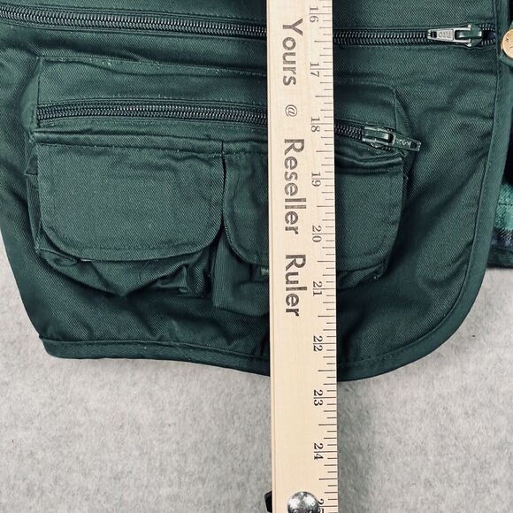 Rio Bravo Vest Hunter Green Reversible Cargo Tactical Utility Fishing Outdoorsy - Picture 11 of 16